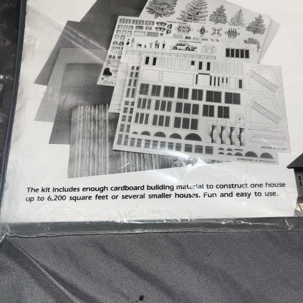 3-D‎ Home Kit by Daniel Reif 2004 Build Your Own Architecture Model 1/4 in Scale